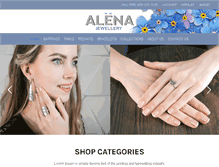 Tablet Screenshot of alenajewellery.com